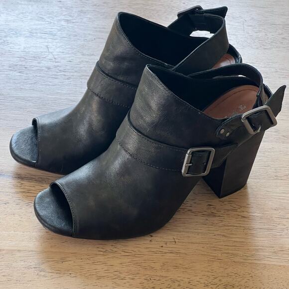 Trask Miriam Black Metallic Mule size 9.5 - Picture 1 of 8